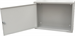 Conexpro wall mounting box 520x400x140, ventilation, gray