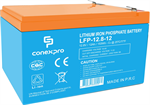 Conexpro battery LiFePO4, 12.8V, 12Ah, Smart BMS