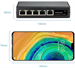 Conexpro GNT-6FP51G6, Outdoor PoE switch, 5x LAN, 4x PoE