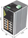Conexpro GNT-IG1218F8-AC, Industrial PoE switch for DIN rail, 16x LAN, 8x PoE, 2x SFP