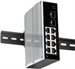 Conexpro GNT-IG1210GF-DC, Industrial switch for DIN rail, 8x LAN, 2x SFP