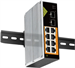 Conexpro GNT-IG1210FP-DC, Industrial PoE switch for DIN rail, 8x LAN, 8x PoE, 2x SFP