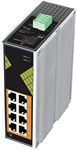Conexpro GNT-IG1008GP-DC, Industrial PoE switch for DIN rail, 8x LAN, 8x PoE