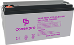 Conexpro battery gel, 12V, 150Ah, lifetime 10-12 years, M8, Deep cycle