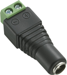 Conexpro DC power connector socket 2.1x5.5 mm with terminal block