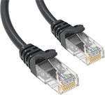Conexpro patch cable UTP, CAT5e, 0.25m, black