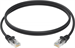 Conexpro patch cable UTP, CAT5e, 0.25m, black