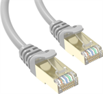 Conexpro slim patch cable STP, CAT6A, 0.25m, gray