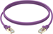 Conexpro slim patch cable STP, CAT6A, 2m, purple