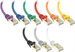 Conexpro slim patch cable STP, CAT6A, 1m, red