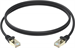 Conexpro slim patch cable STP, CAT6A, 3m, black