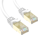 Conexpro slim patch cable STP, CAT6A, 5m, white