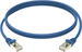 Conexpro slim patch cable STP, CAT6A, 3m, blue