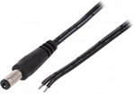 Conexpro DC power connector with cable, male, 25cm