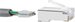 Conexpro connector RJ45 FTP, CAT6, two-part