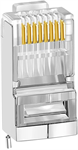 Conexpro connector RJ45 FTP, CAT5E, grounding PIN