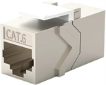 Conexpro keystone coupler STP, CAT6, RJ45, silver