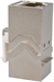 Conexpro keystone coupler STP, CAT6A, RJ45, silver