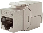 Conexpro toolless keystone FTP, CAT6A, silver