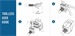 Conexpro toolless keystone FTP, CAT6A, silver