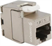 Conexpro toolless keystone FTP, CAT6, silver