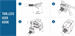 Conexpro toolless keystone UTP, CAT5E, white