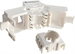 Conexpro toolless keystone UTP, CAT6A, white
