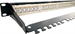 Conexpro 19" patch panel UTP, CAT6A, 24 ports, 1U