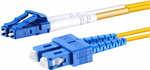 Conexpro fiber optic patch cord, LCupc/SCupc, Duplex, Singlemode 9/125, 3m