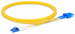 Conexpro fiber optic patch cord, LCupc/SCupc, Duplex, Singlemode 9/125, 1m