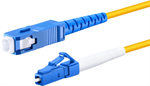 Conexpro fiber optic patch cord, LCupc/SCupc, Simplex, Singlemode 9/125, 15m