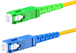 Conexpro fiber optic patch cord, SCupc/SCapc, Simplex, Singlemode 9/125, 3m