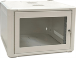 Conexpro networking cabinet 19" 6U/600mm, FLAT PACK, glass door