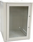 Conexpro networking cabinet 19" 15U/600mm, FLAT PACK, glass door