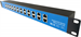 Conexpro passive Gigabit PoE rackmount panel, 12 ports