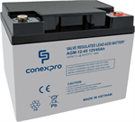 Conexpro batery AGM 12V, 45Ah, lifetime 10 years, M6