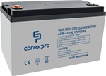 Conexpro batery AGM 12V, 100Ah, lifetime 10 years, M8