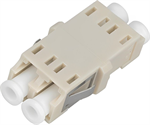 Conexpro fiber optic coupler LC-LC, UPC, Multimode OM4, Duplex, without flange