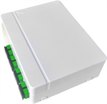 Conexpro FBOX4SC+4H-O, FTTH terminal box with 4x SC APC simplex coupler