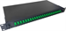 Conexpro ODF with 24x SC/APC simplex adapters and splice tray, 1U, 19"