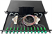 Conexpro ODF with 12x SC/APC duplex adapters and splice tray, 1U, 19"