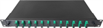 Conexpro ODF with 12x SC/APC duplex adapters and splice tray, 1U, 19"