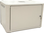 Conexpro networking cabinet 19" 6U/400mm, FLAT PACK, metal door