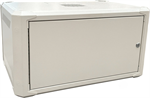 Conexpro networking cabinet 19" 4U/400mm, FLAT PACK, metal door