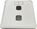 Conexpro networking cabinet 19" 6U/600mm, FLAT PACK, glass door