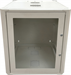 Conexpro networking cabinet 19" 12U/600mm, FLAT PACK, glass door