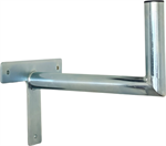 Wall-mounted antenna bracket "L", length 35cm, height 20cm, diameter 42mm, T-base