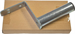Wall-mounted antenna bracket "L", length 10cm, height 12cm, diameter 32mm, retail package