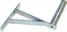 Wall-mounted antenna bracket "L", length 20cm, height 15cm, diameter 32mm