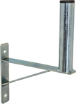 Wall-mounted antenna bracket "L", length 20cm, height 15cm, diameter 32mm, retail package